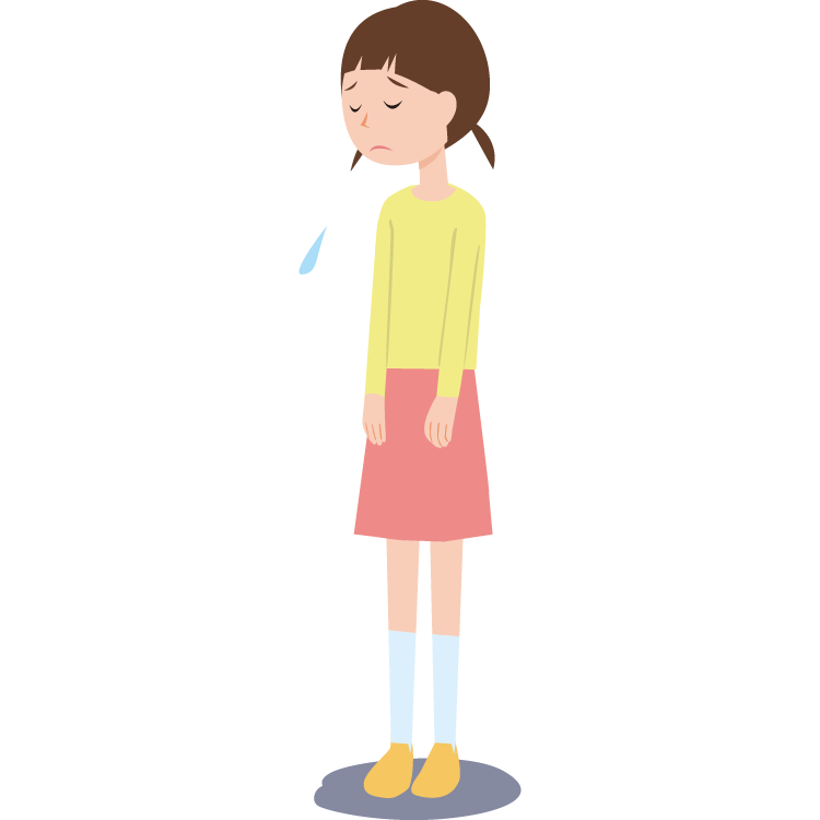 心が原因となる視力低下