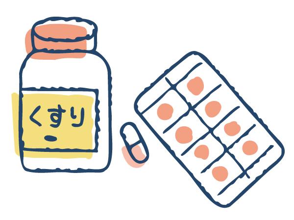 頭痛薬（解熱鎮痛剤）を使う