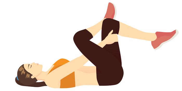 4の字ストレッチ