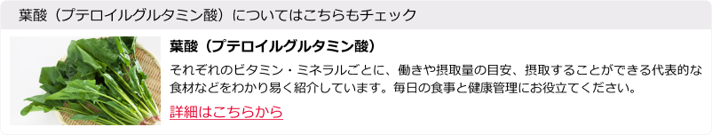 葉酸（プテロイルグルタミン酸）