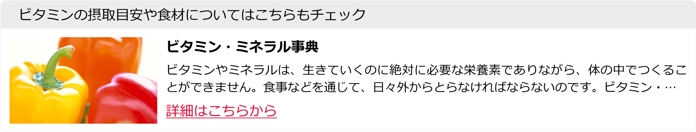 ビタミン・ミネラル事典