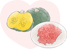 帆立とグレープフルーツのカルパッチョ、カシスドレッシング仕立て